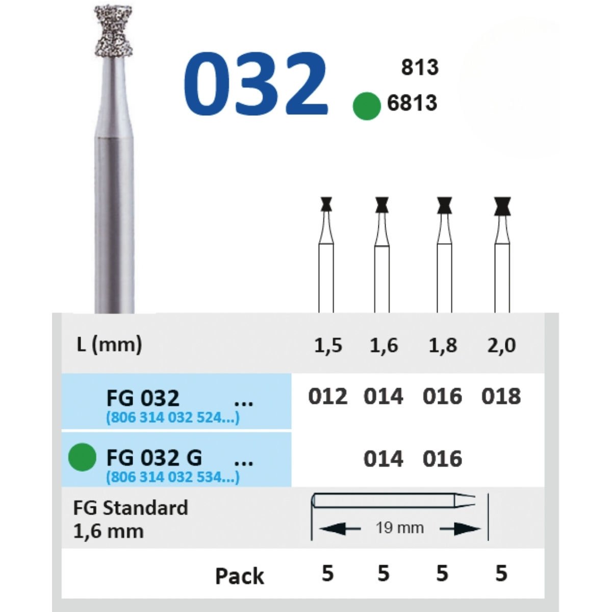 Diabolo Elmas Frez - FG 032 - Görsel 2